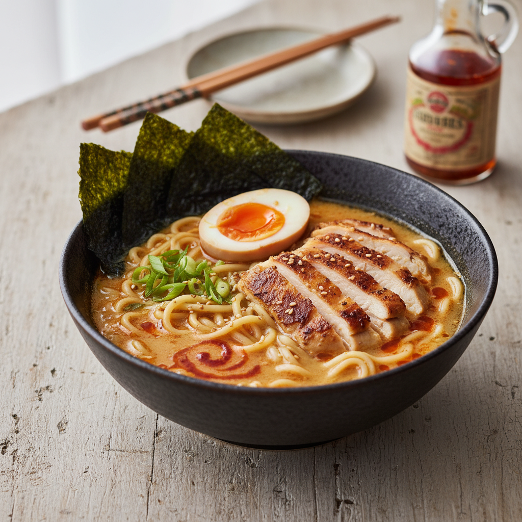 Ramen Ayam Miso Umami Pedas Kilat
