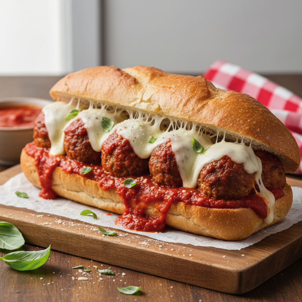 Sub Meatballs Klasik Italia-Amerika:'The Marinara Monster'